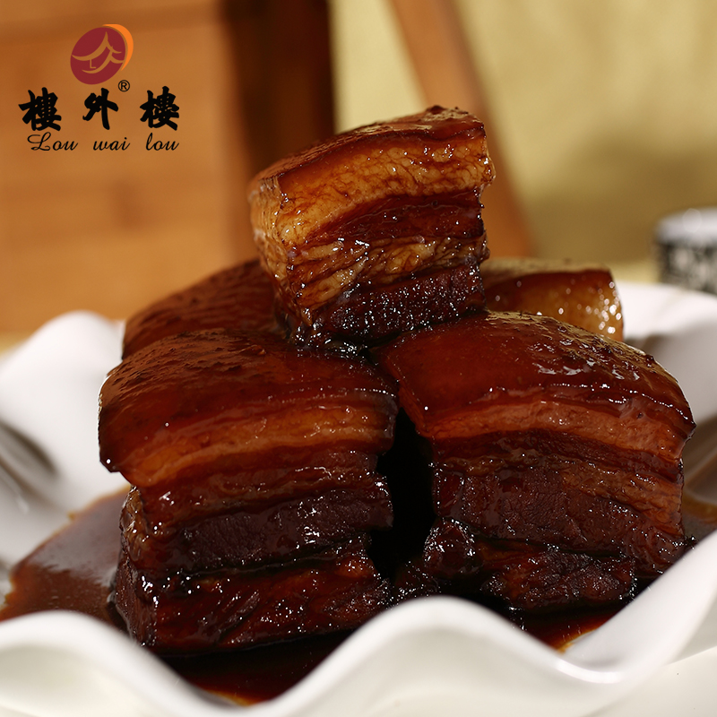 【中华老字号 杭州楼外楼东坡肉 叫花鸡】300g东坡肉 400g叫花童鸡