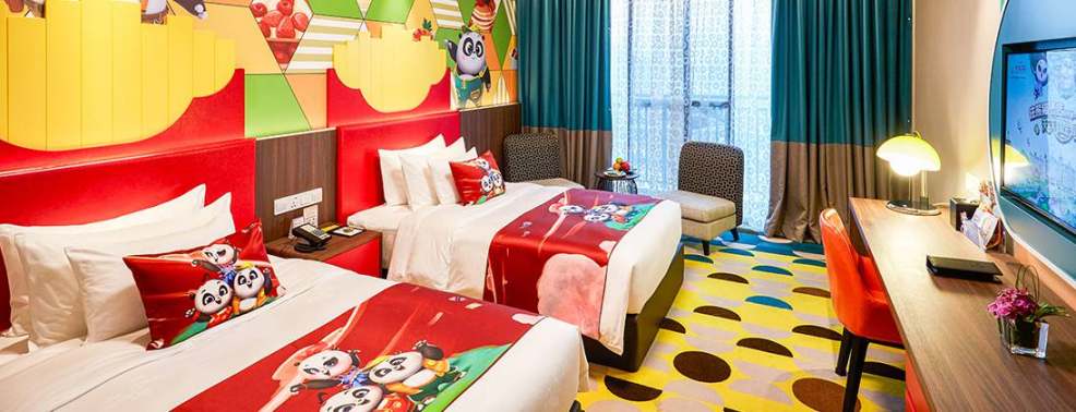 【单酒店】广州长隆熊猫酒店帅帅房2天1晚家庭单园游(动物世界)套票