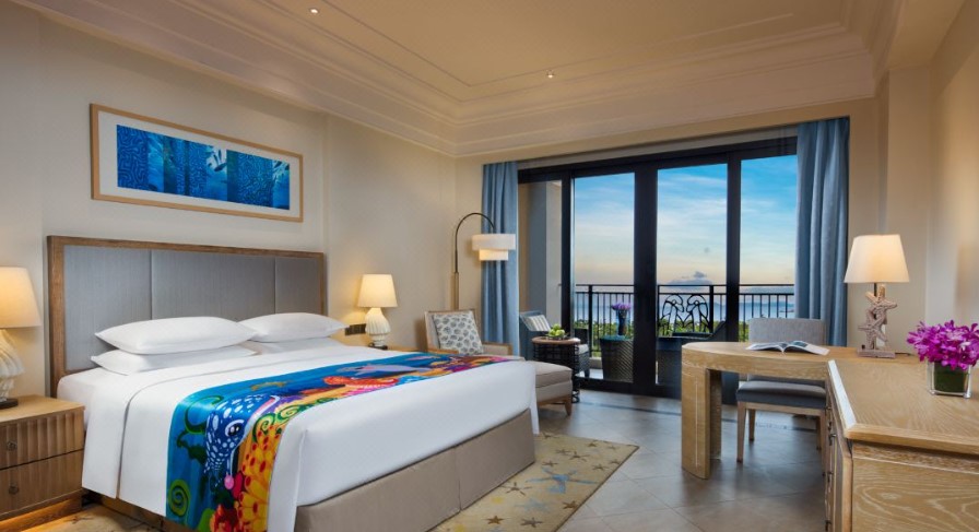 珠海长隆横琴湾酒店(海洋王国店)度假园景房*1晚 海洋王国两日票*3张