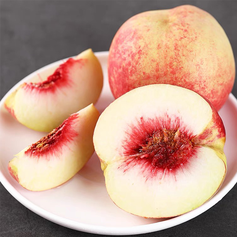 云南大理冬桃5斤大果脆桃新鲜雪桃水果现摘现发桃子脆甜整箱包邮果肉